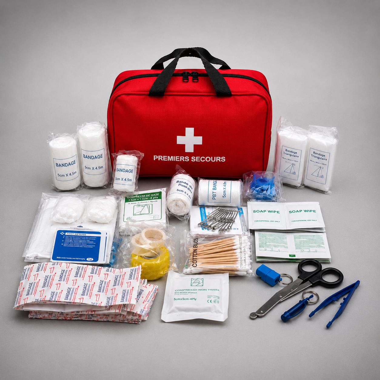Trousse de secours 184 pcs
