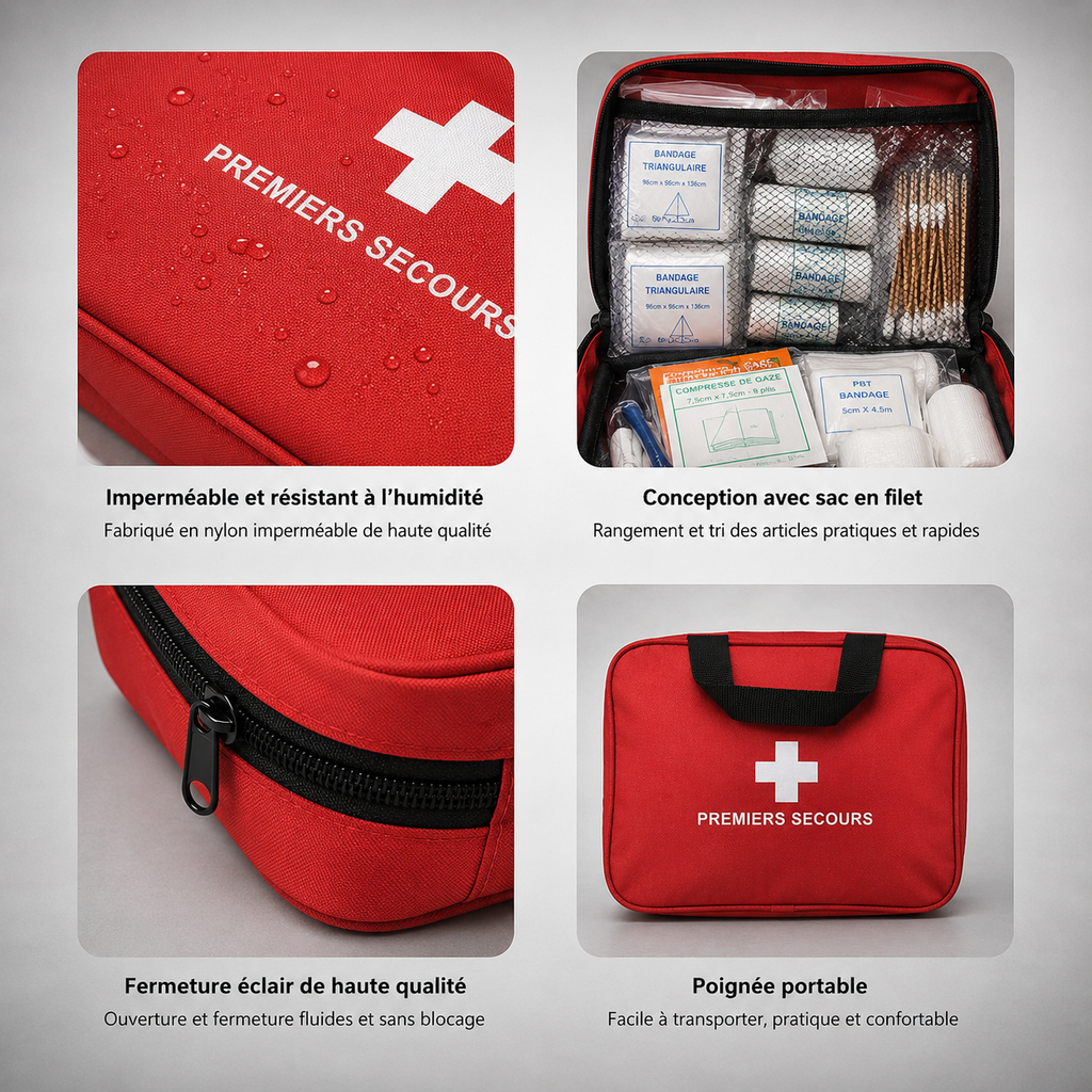 Trousse de secours 184 pcs