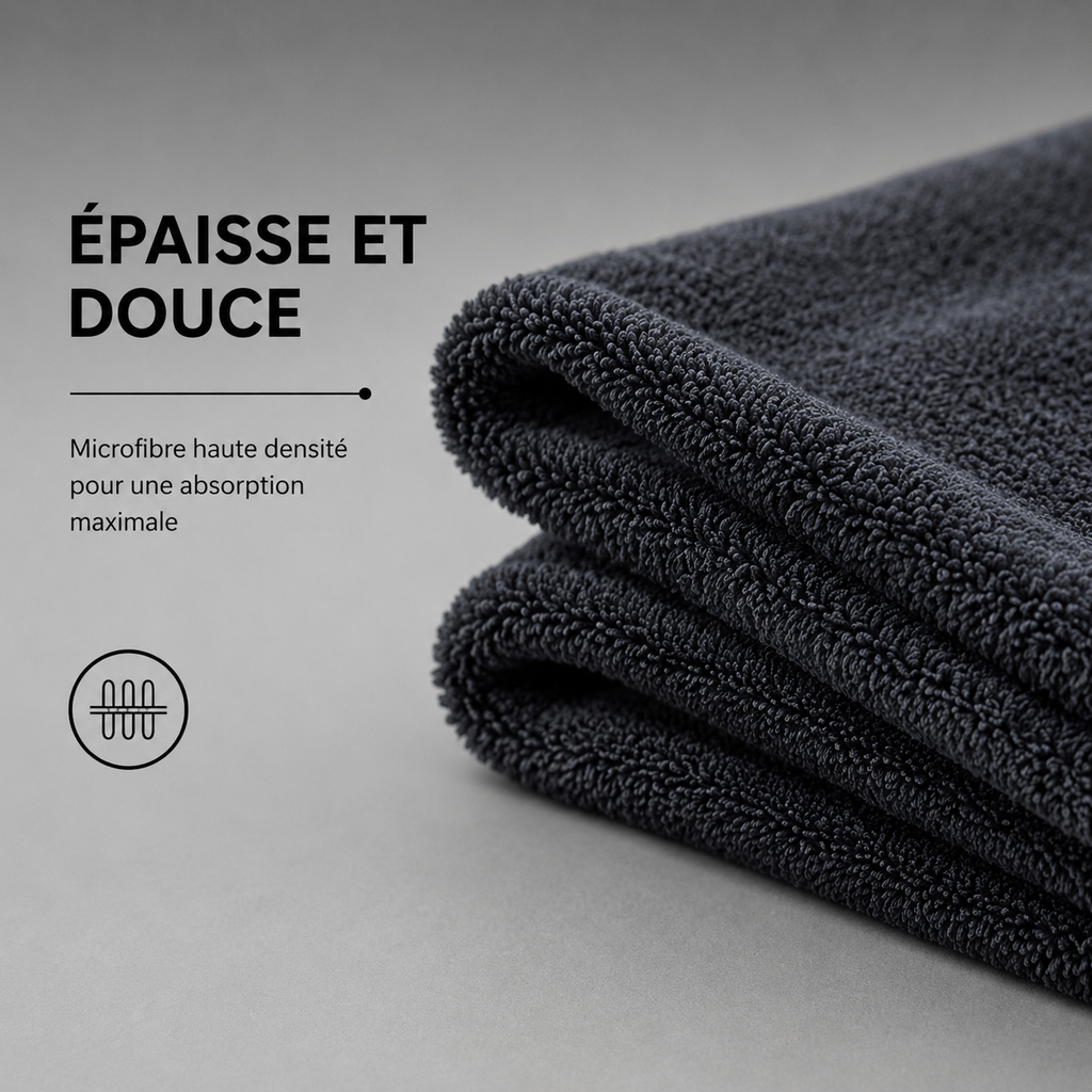 Serviette microfibre premium
