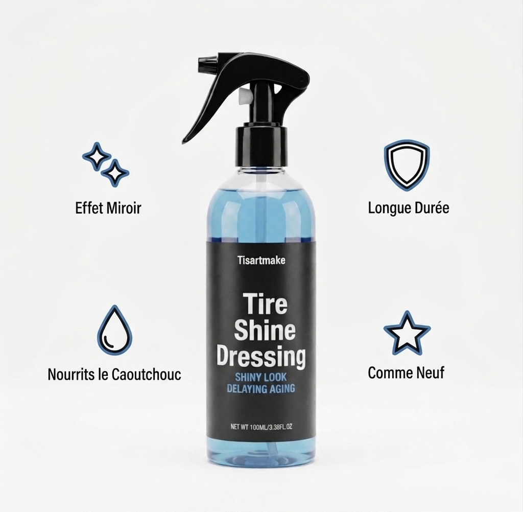 Spray dressing pneus effet miroir