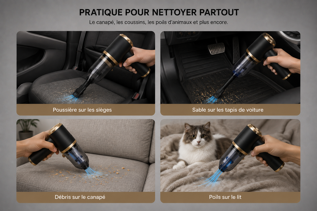 Aspirateur portable pour voiture