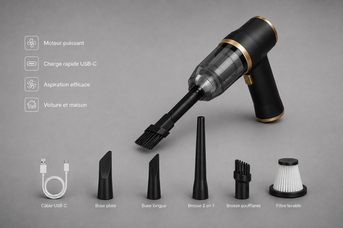Aspirateur portable pour voiture
